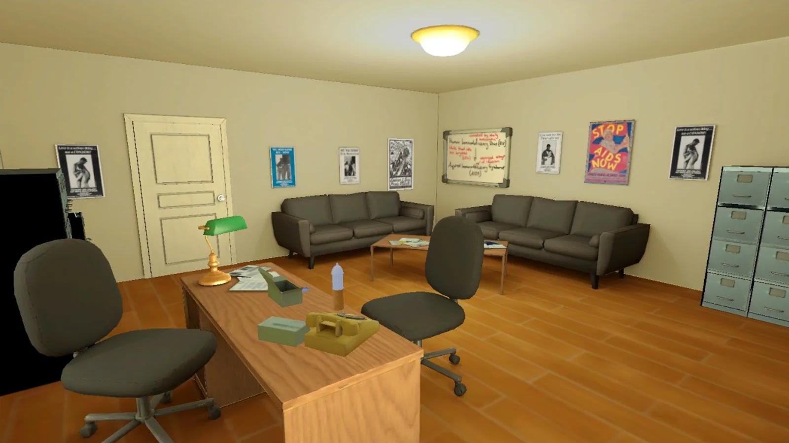 Development view of the reconstructed Township AIDS Project counselling room